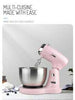 DSP DSP 1pc Blender Vertical Multi-Function Blender Stainless Steel Dough Mixer 3.2L Large Capacity Pink For Home Kitchen Restaurant