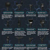 1pc Portable Deep Tissue Massage Gun With 12 Heads,USB Rechargeable, Deep Tissue Percussion Electric Muscle Massager