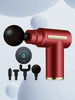 Portable Muscle Massage Gun For Body Massage, With Led Touch Screen, Speed Adjustment, Rechargeable, And 4 Replaceable Massage Heads Fascia Gun - Muscle Seat - Professional Physiotherapy Grade Multi-Functional Mini Electric Handheld Hammer Shoulder And Ne
