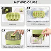 Reusable Non-Electric Ice Trays - Durable, Leak-Proof Silicone Ice Molds For Home Kitchen