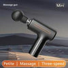 1pc Mini Portable Massage Gun LED Multiple Speed Adjustable Fascia Gun, Hand Held Body Back Muscle Massager Extra Long Endurance Fascia Stick Vibrater Massager Massageador,500mAh