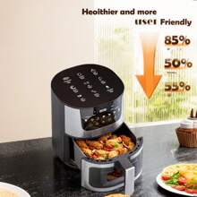 SOKANY Air Fryer, Large Capacity Electric Air Fryer & Oven Combo