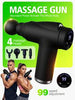 SEAGO Fascia Gun Muscle Massage Gun With LCD Display, Deep Tissue Muscle Handheld Percussion Massager For Body, Back And Neck Pain, Ultra-Compact And Elegant Design, High Torque Drive, Gift For Dad, Gift For Friends,