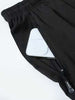 Men Drawstring Waist Zipper Pocket Shorts
